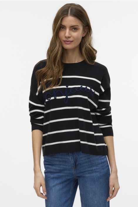 Vero Moda vmaria bonjour ls o-neck pullover g